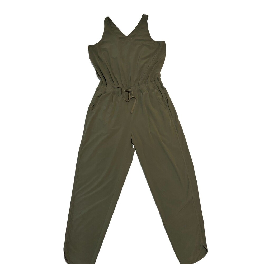 Patagonia Women's Fleetwith Romper Basin Green XL  Jumpsuit Lightweight Travel